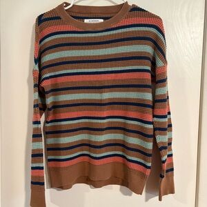REI Striped Multicolor Sweater